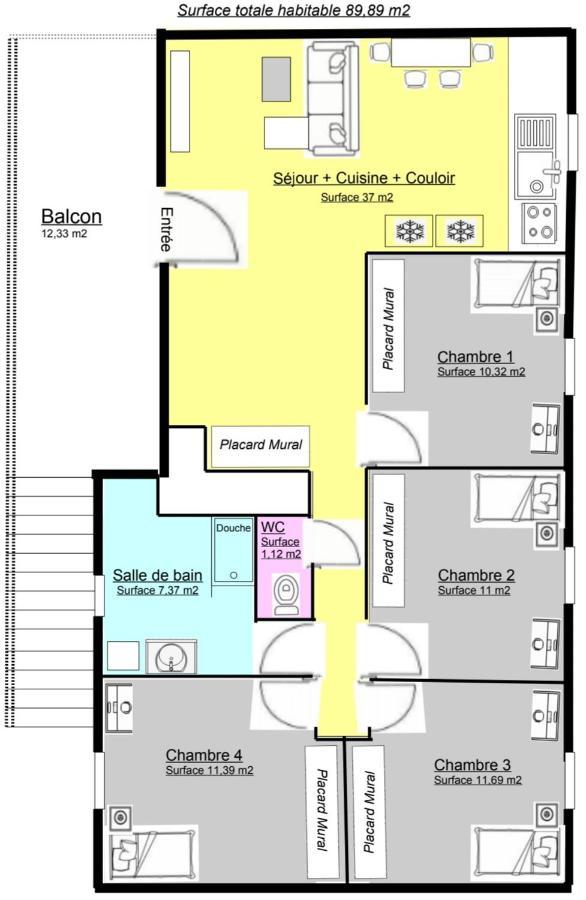 K&N - Maison A Partager Avec D'Autres Voyageurs - Chambre Privee - Jardin - Balcon Vaulx-en-Velin Exterior foto